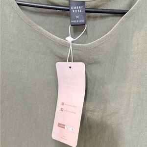 Green and White Striped Long Sleeve Dress